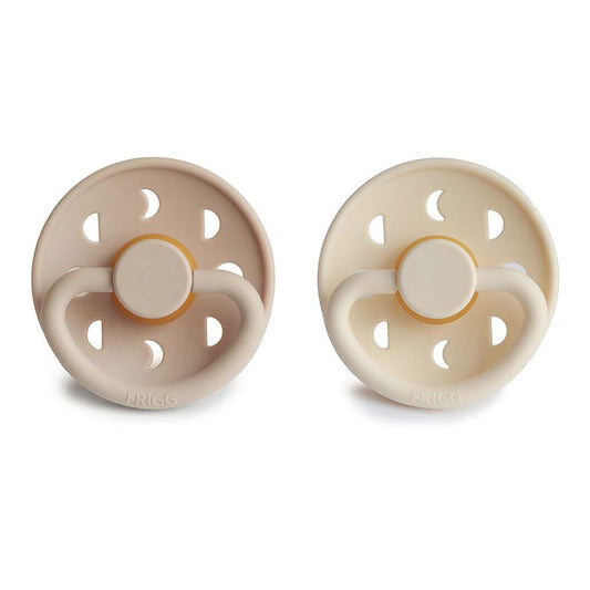 FRIGG | Moon Phase Pacifier Latex | Cream & Croissant