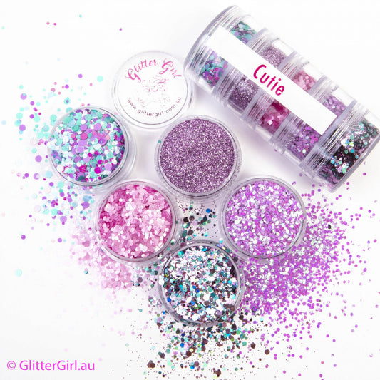 Glitter Girl | Glitter | Cutie Collection | 5 Glitter Colours