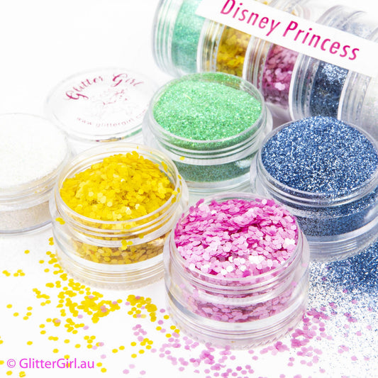 Glitter Girl | Glitter | Princess Collection | 5 Glitter Colours