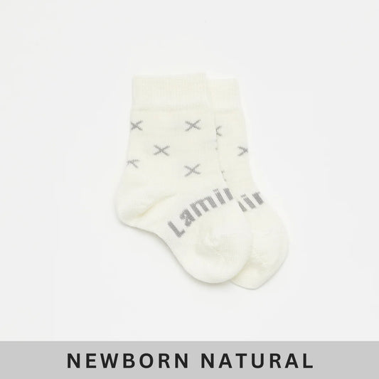 Lamington | Merino Wool Crew Socks | Baby| Fox