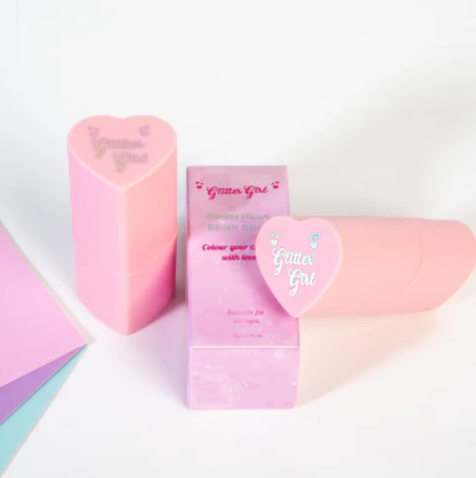 Glitter Girl Sweet Heart Blush Stick (07 Sugar Heart) Pre Order