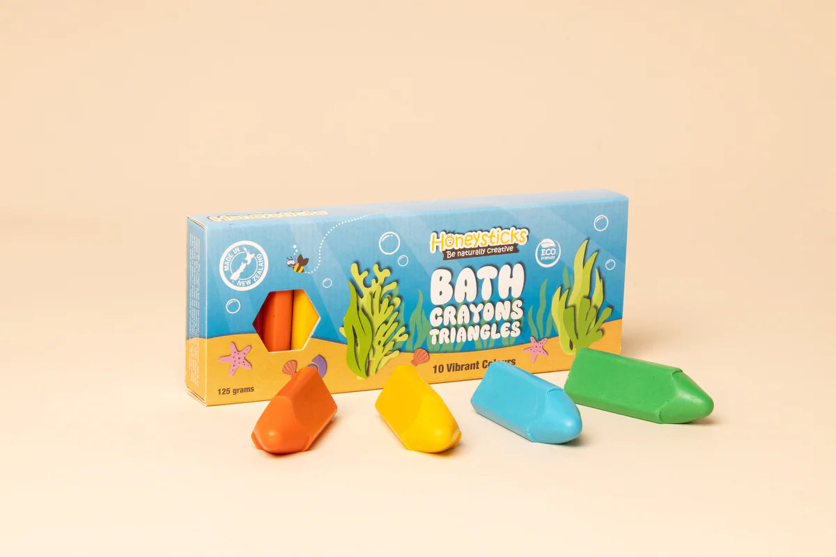 Honeysticks | Bath Crayons Triangle 10 pack