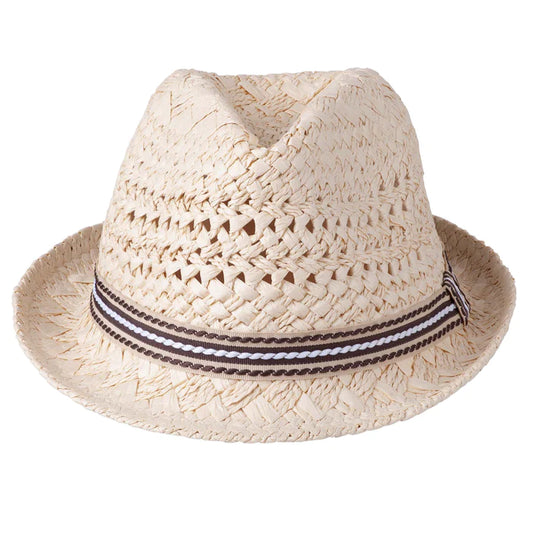 Designer Kidz | Straw Trilby Hat