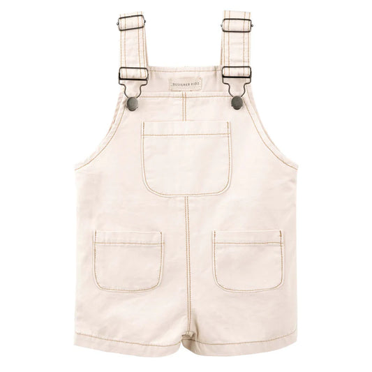 Designer Kidz | Charlie Overalls | Ecru