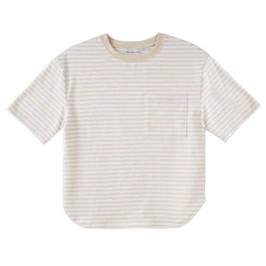 Designer Kidz | Hugo Short Sleeve T-shirt - Oat | Size 2Y