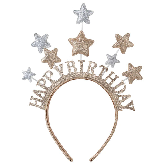 Designer Kidz | Birthday Star Headband | Gold