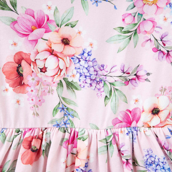 Designer Kidz | Frankie Floral Belle Sleeve | Romper