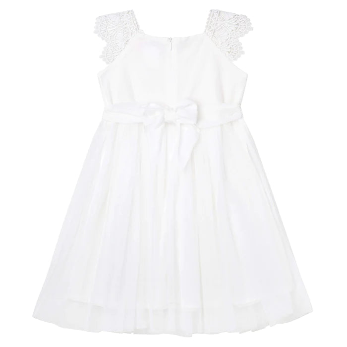 Designer Kidz | Angie Lace Bodice Dress | Ivory