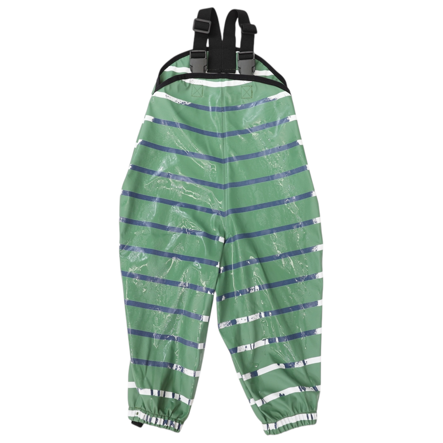 Korango Rainwear | Stripe Colour Change Waterproof Overalls | Green