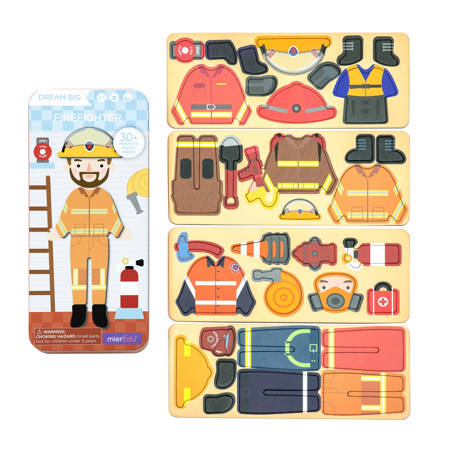 MierEdu | Magnetic Puzzle Box -Firefighter