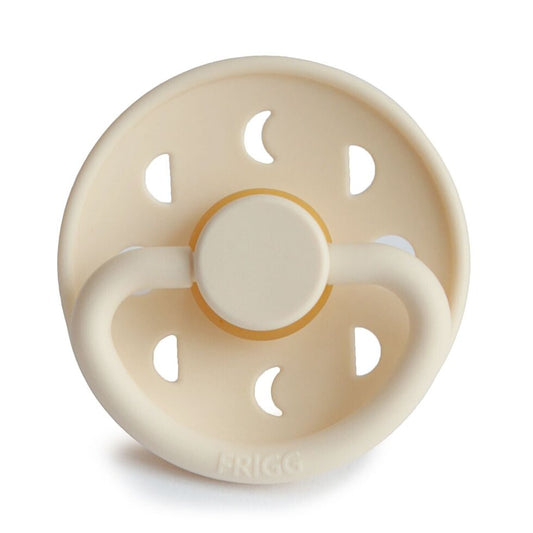 FRIGG| Moon Phase Natural Latex Rubber Pacifier | Cream