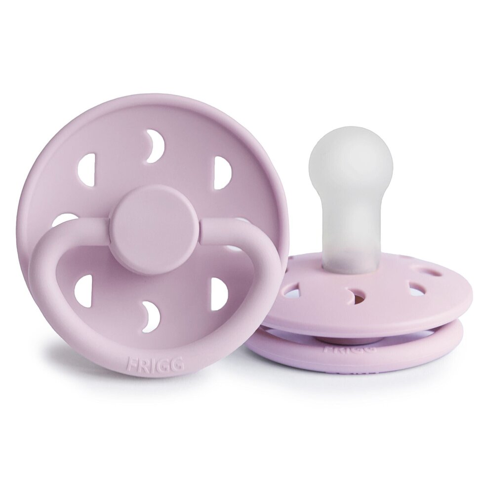 FRIGG| Moon Phase Natural Rubber Pacifier | Soft Lilac