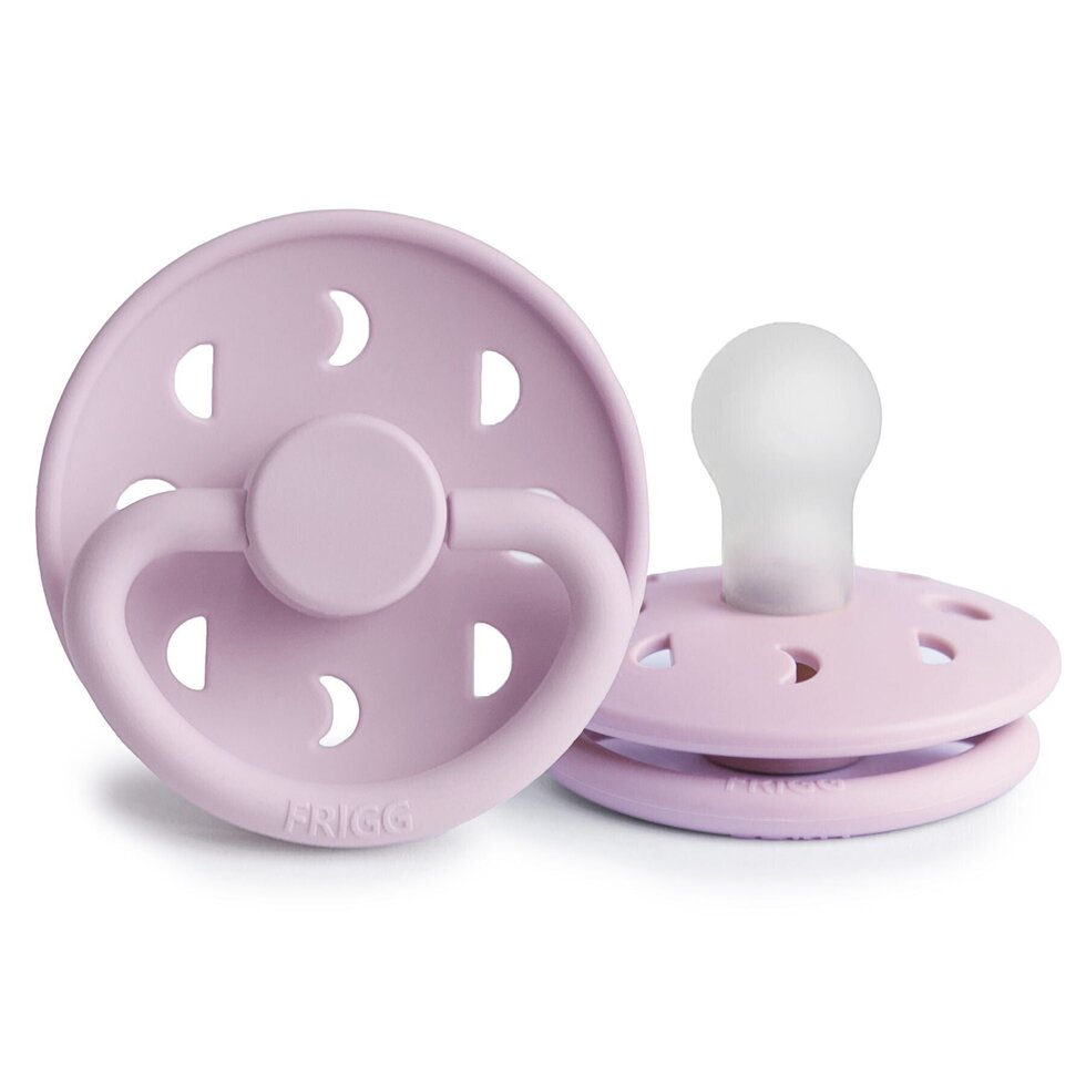 FRIGG| Moon Phase Natural Rubber Pacifier | Soft Lilac