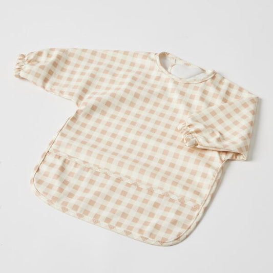 Gingham Smock Bib