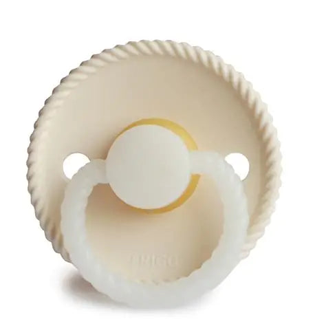 FRIGG | Rope Silicone Pacifier | Cream Night
