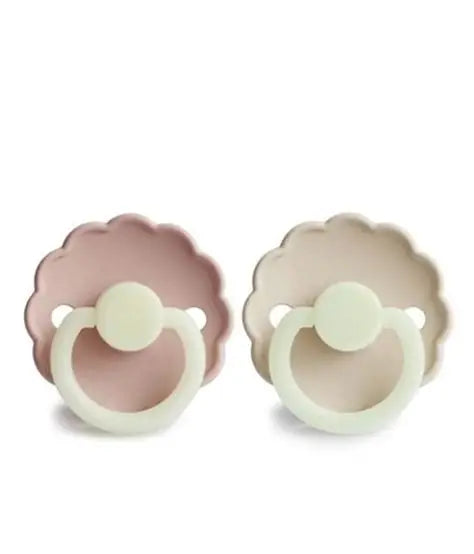 FRIGG | Daisy Natural Latex Pacifier (Blush & Cream)