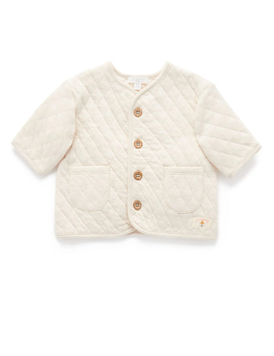 Purebaby | Quilted Jacket | Cream