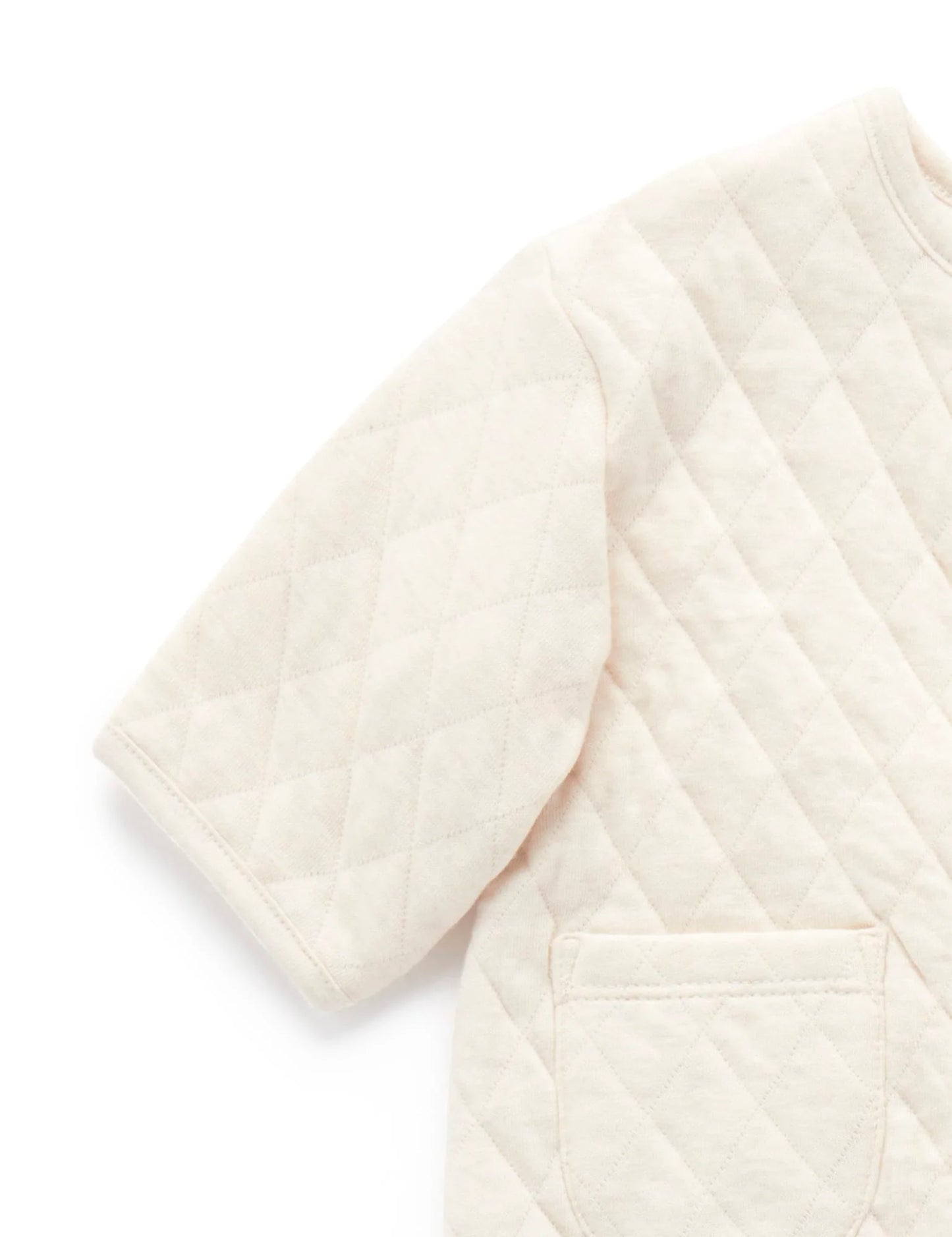 Purebaby | Quilted Jacket | Cream