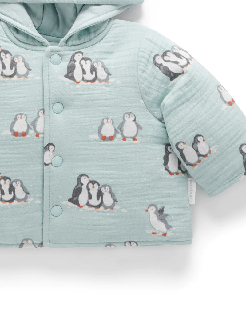 Purebaby | Penguin Reversible Jacket