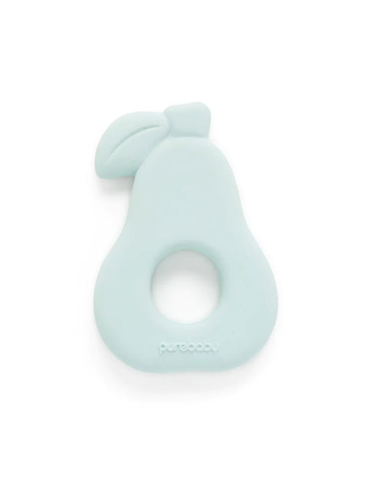 Purebaby | Pear Teether Natural Rubber