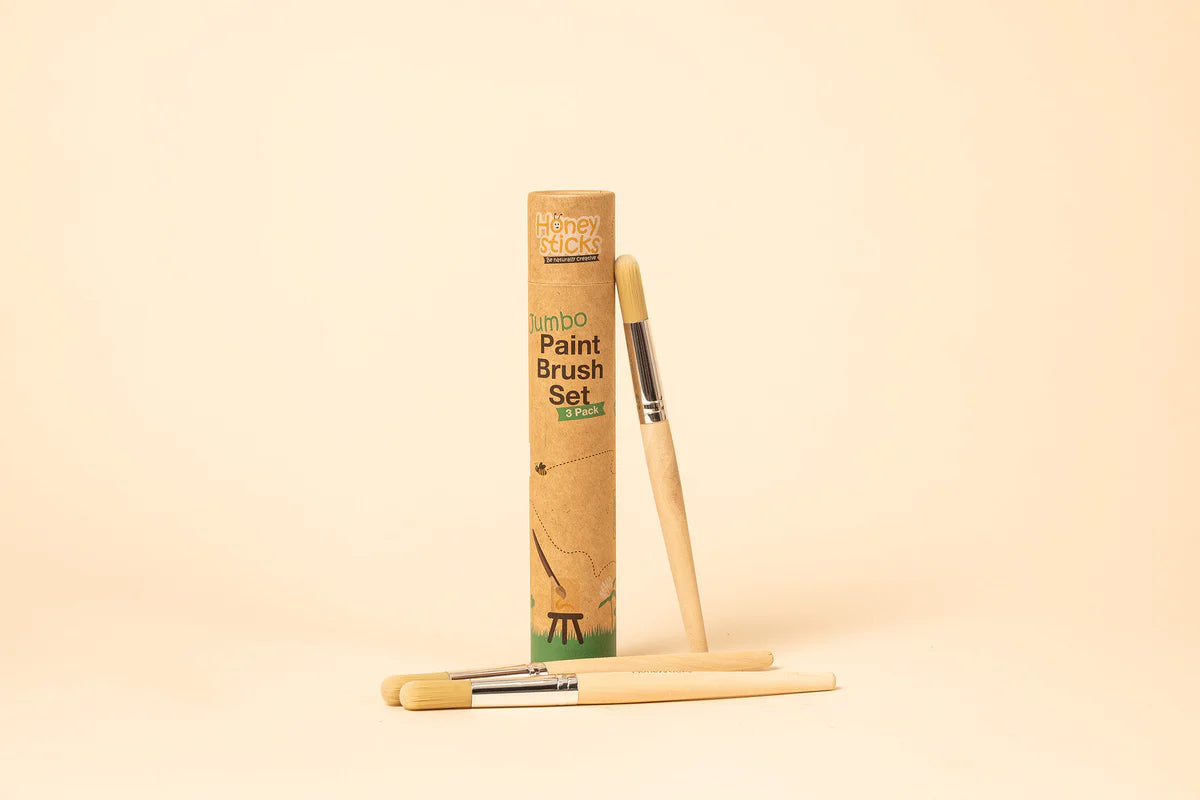 Honeysticks | Jumbo Paint Brush Set | 3 pack