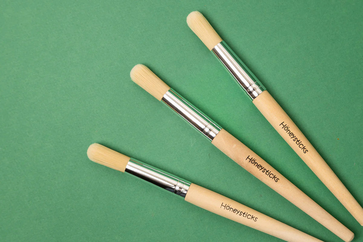 Honeysticks | Jumbo Paint Brush Set | 3 pack