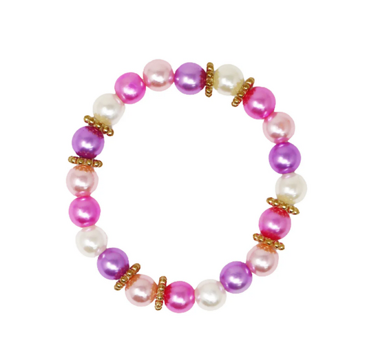Pink Poppy Unicorn Necklace & Bracelet Set