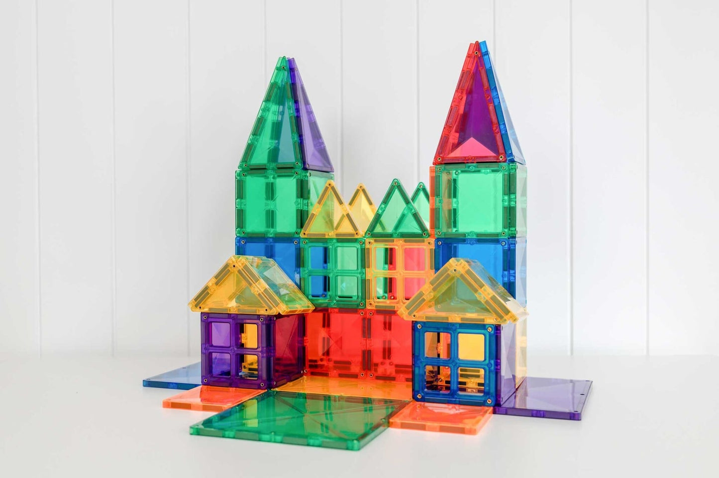 Connetix | Magnetic Tiles | Rainbow Creative Pack 102 Pieces