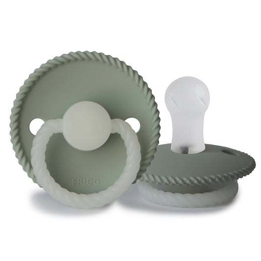 FRIGG | Rope Silicone Pacifier | Sage Night