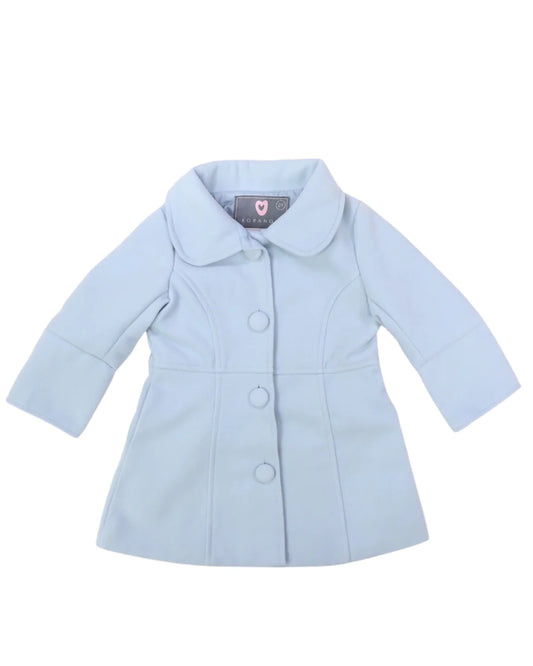 Korango | Alice Blue Overcoat | Size 5