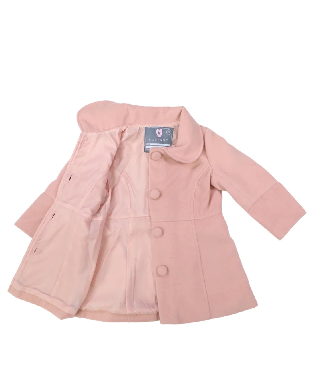 Korango | Dusty Pink Overcoat