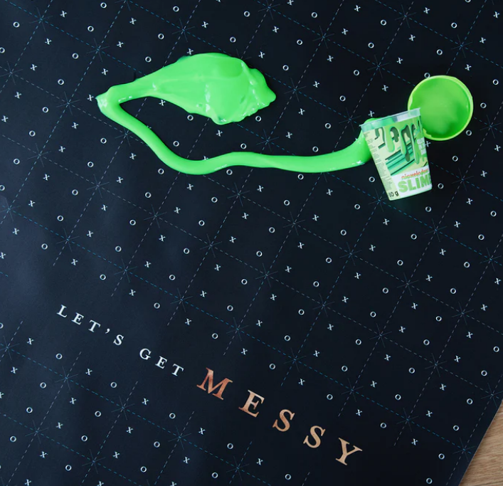 Mess Mats | Designed for mess | Black, White & Copper