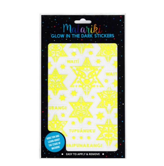 NZ Matariki | Glow in the Dark Star Stickers