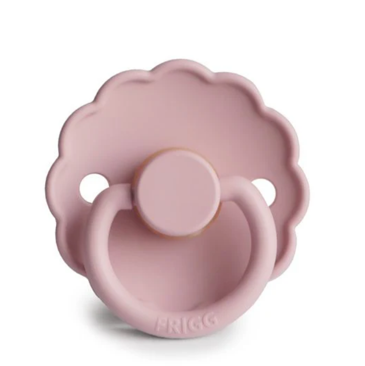 FRIGG | Daisy Natural Rubber Pacifier (Baby Pink)