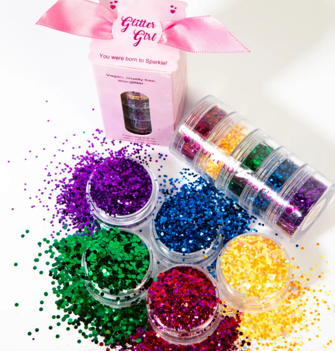 Glitter Girl | Chunky Rainbow Collection | 5 Glitter Colours