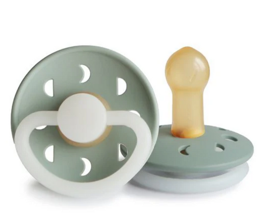 FRIGG |  Moon Phase Natural latex Rubber Pacifier (Sage Night)