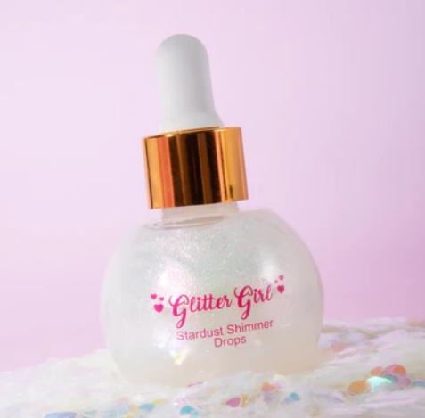 Glitter Girl Stardust Shimmer Drops | Pink-Pearl Glow for Face & Body