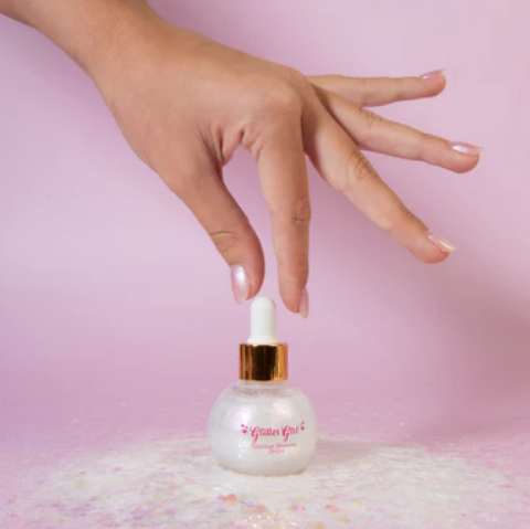 Glitter Girl Stardust Shimmer Drops | Pink-Pearl Glow for Face & Body