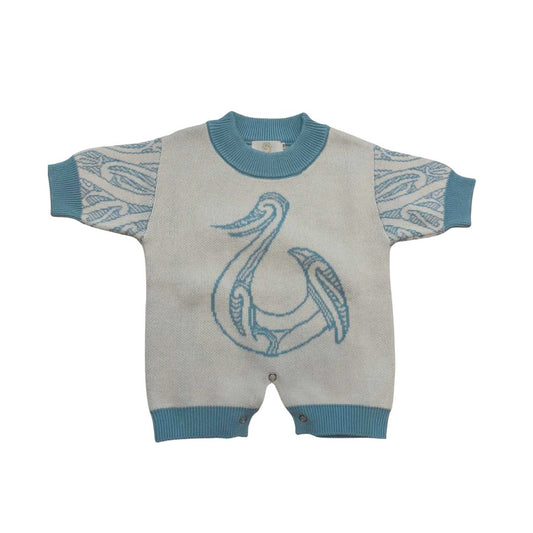The Pēpi Pozy | Pēpi Kākahu Knitted Baby Romper