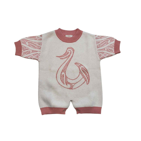 The Pēpi Pozy | Pēpi Kākahu Knitted Baby Romper
