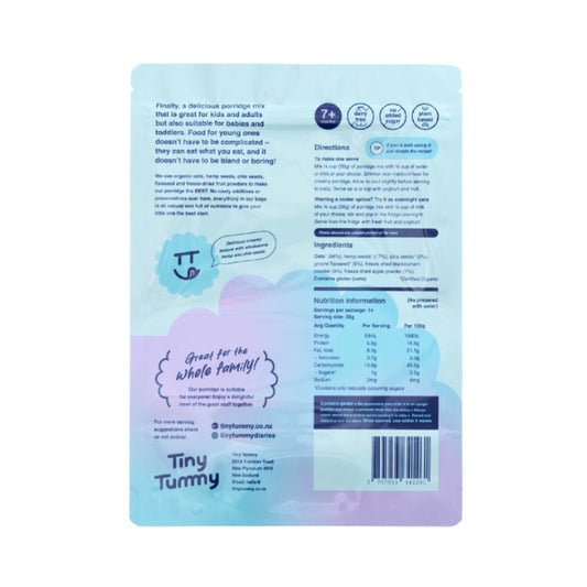 Tiny Tummy | Superfood Porridge - Blackcurrant Apple