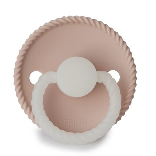 FRIGG | Rope Silicone Pacifier | Blush Night