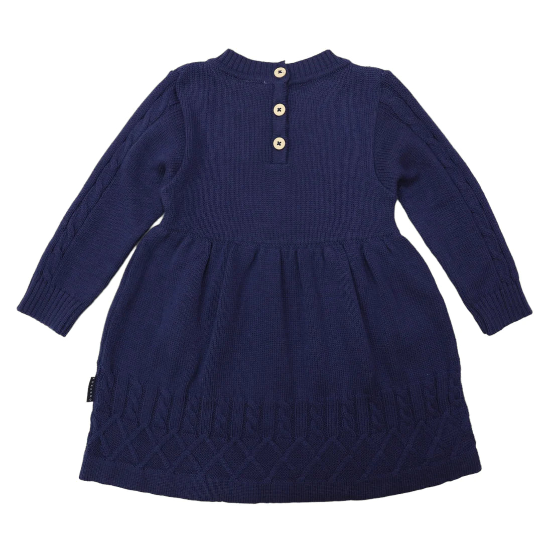 Korango | Textured Knit Dress | Navy