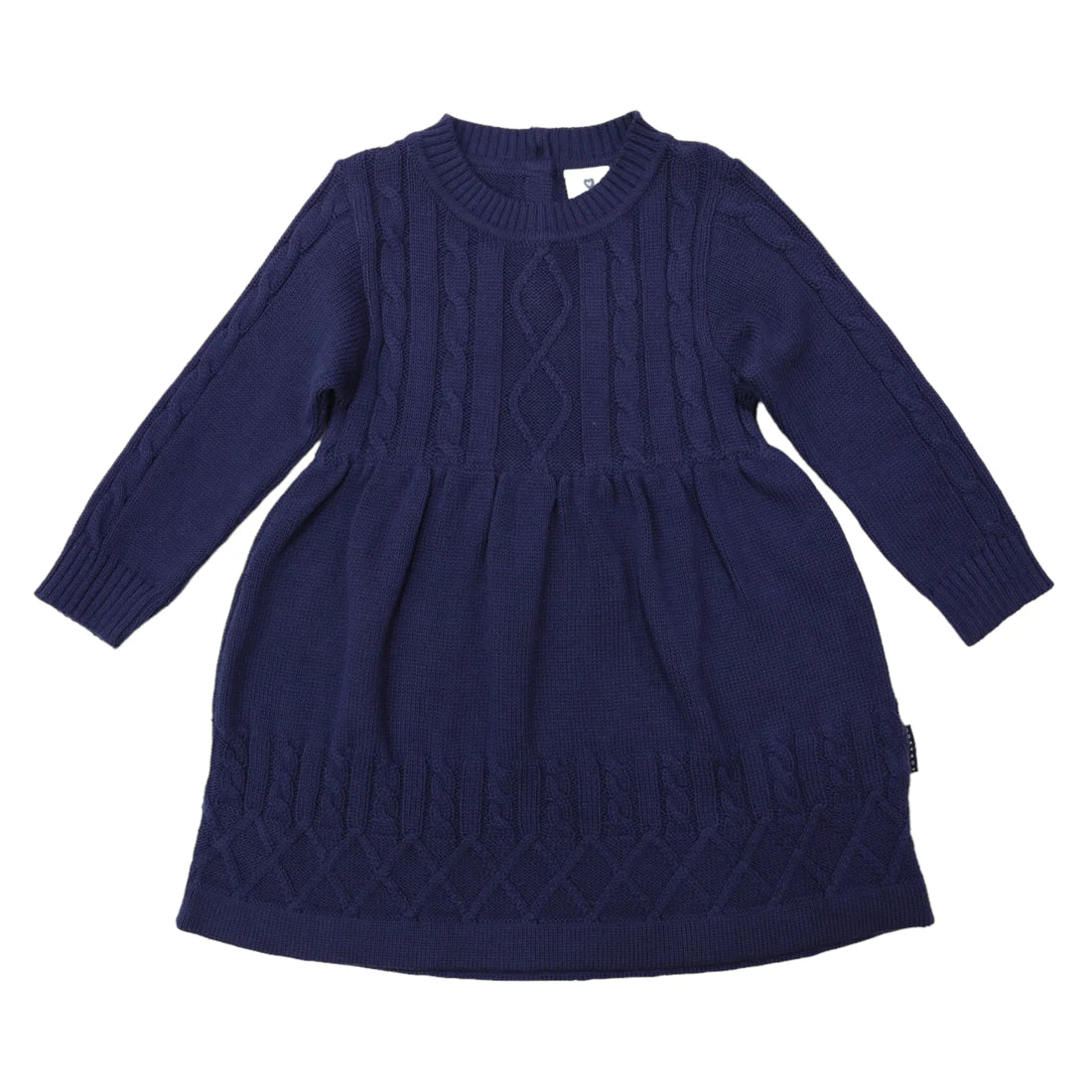 Korango | Textured Knit Dress | Navy