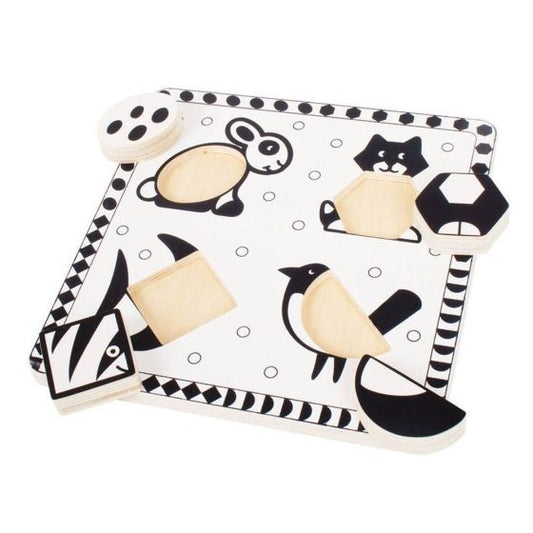 Black and White Pets Puzzle