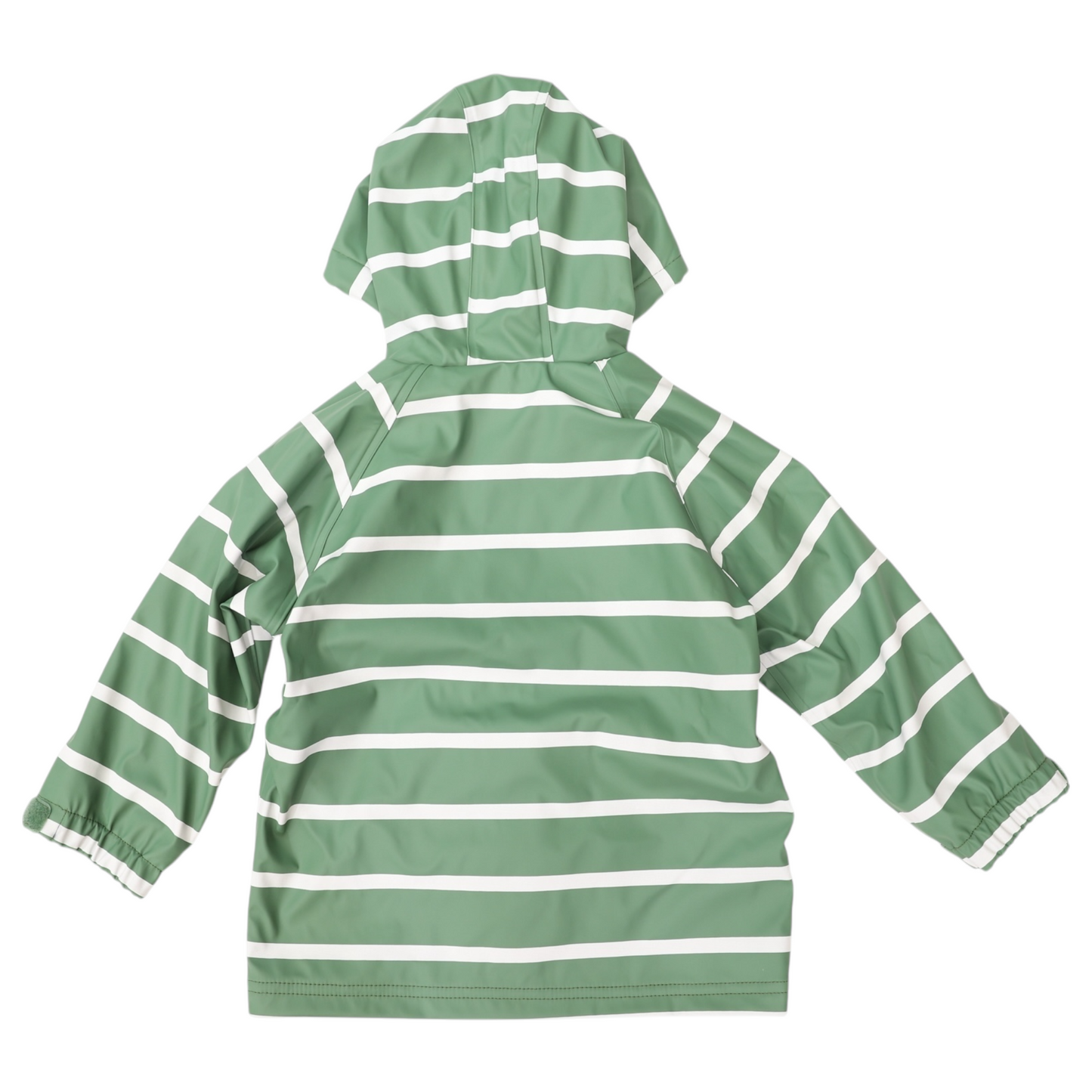 Korango Rainwear | Colour Change Stripe Raincoat | Green