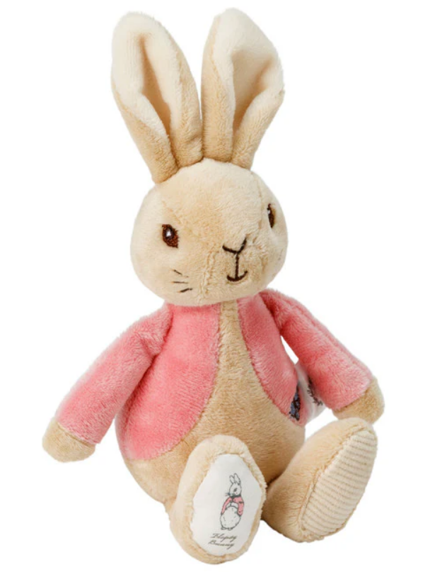 Peter Rabbit Plush Silky Rattle | Peter & Flopsy Bunny