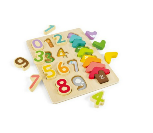 Hape | Colours & Numbers Puzzle 21pc