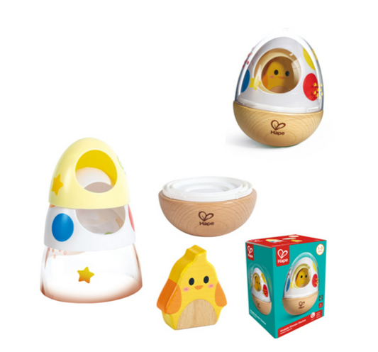 Hape | Little Chicken Stacking Tumbler