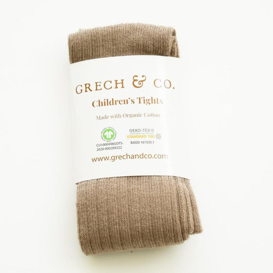 Grech & Co | Cotton Tights - Stone